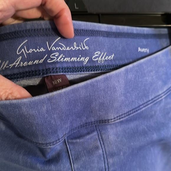 NWT Gloria Vanderbilt Avery pull on slimming 18W Long - Picture 5 of 6